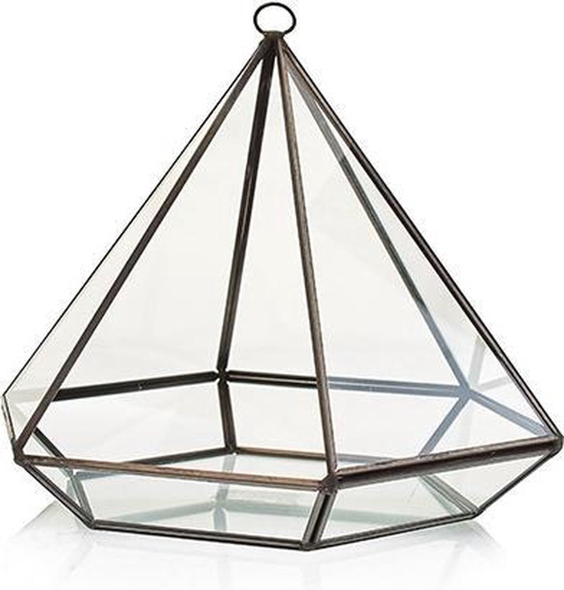 Terrarium en verre de sagesse ancienne - gros diamant