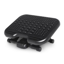 Repose-pieds réglable de massage à semelle Kensington - design ergonomique - noir