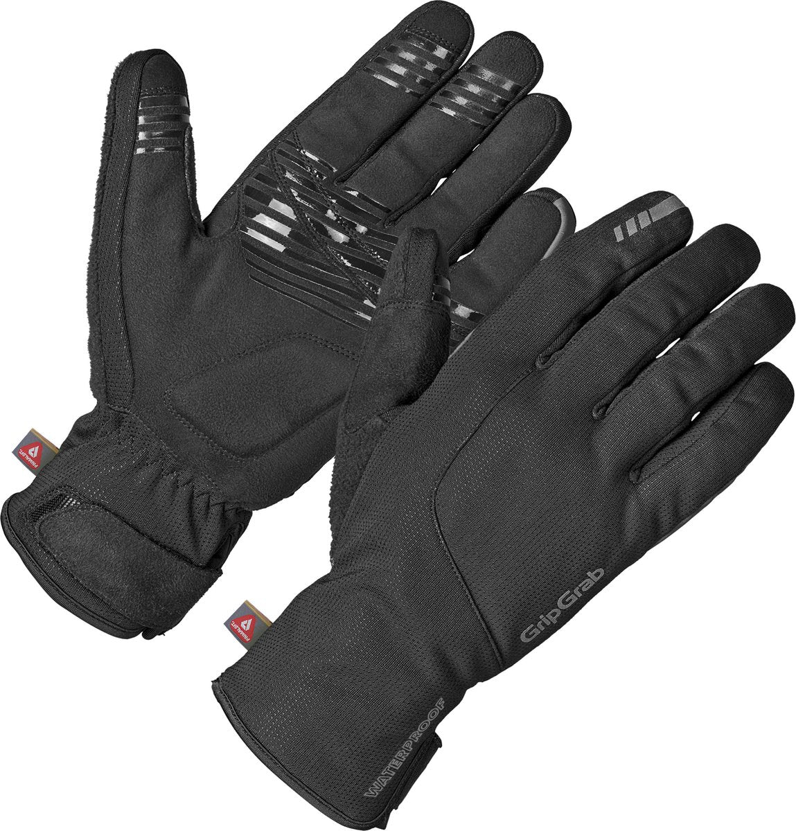 Gripgrab - gants de cyclisme d'hiver imperméables polaris 2 primaloft - noir - unisexe - taille xs