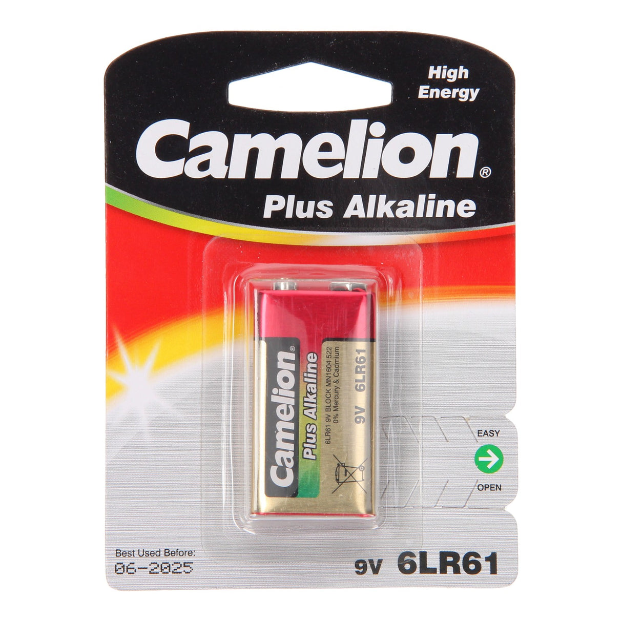 Camelion plus pile alcaline 9v 6lr61