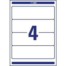 Rugetiketten avery l4761-10 61 x 192