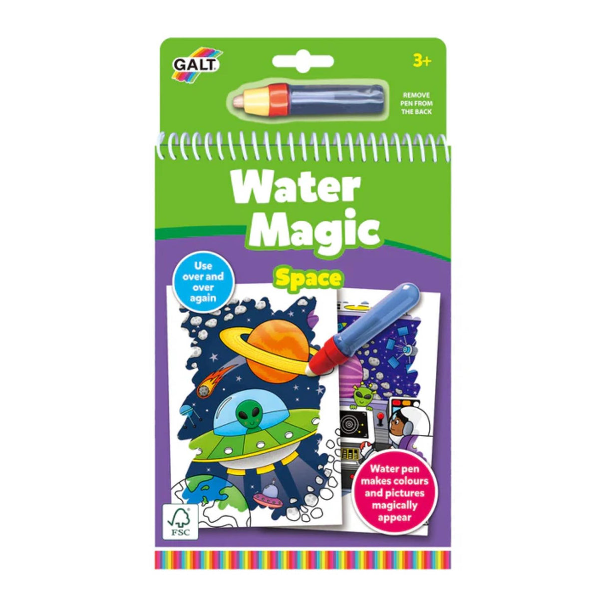 Magie de l'eau géante - Livre de coloriage spatial
