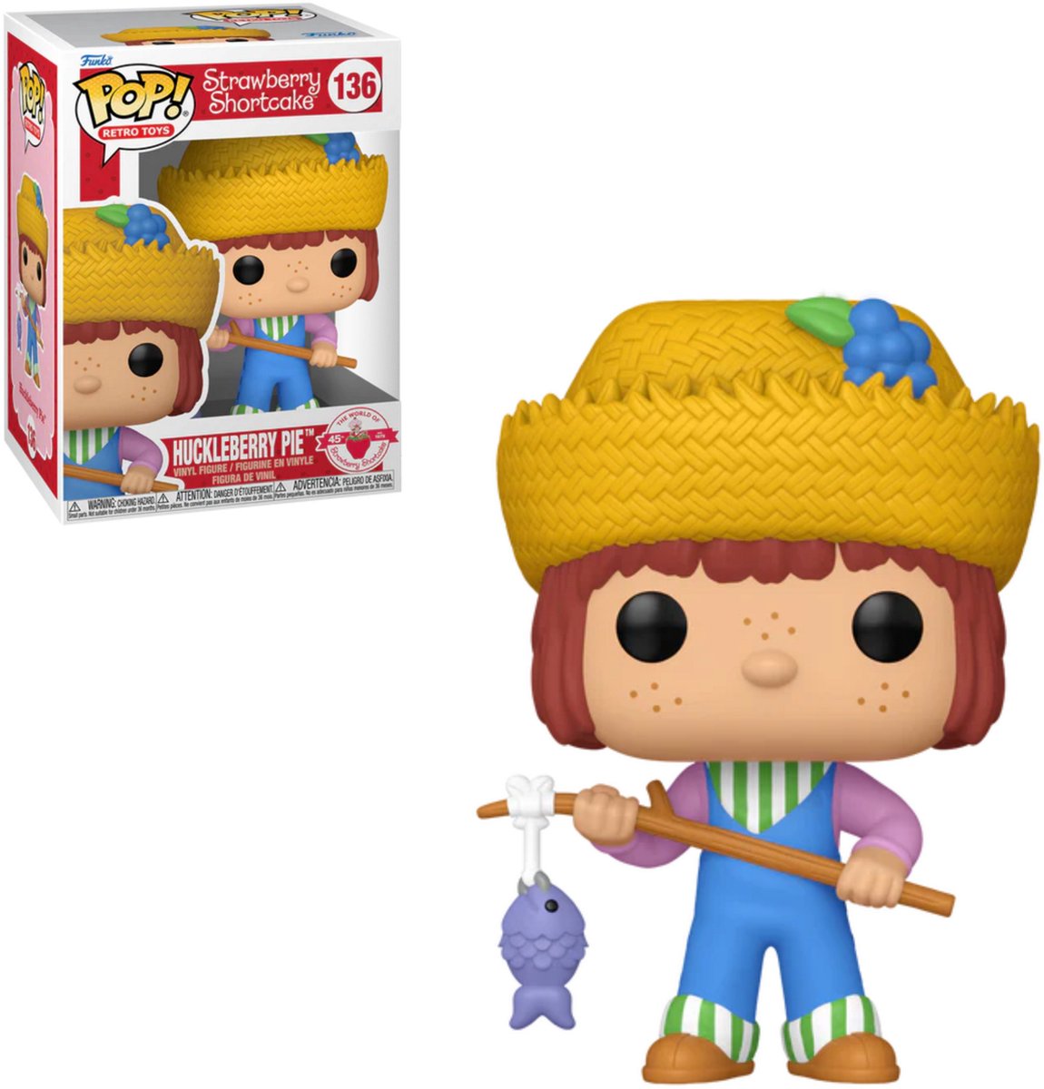 Funko-pop ! jouets rétro : shortcake aux fraises - tarte aux myrtilles #136