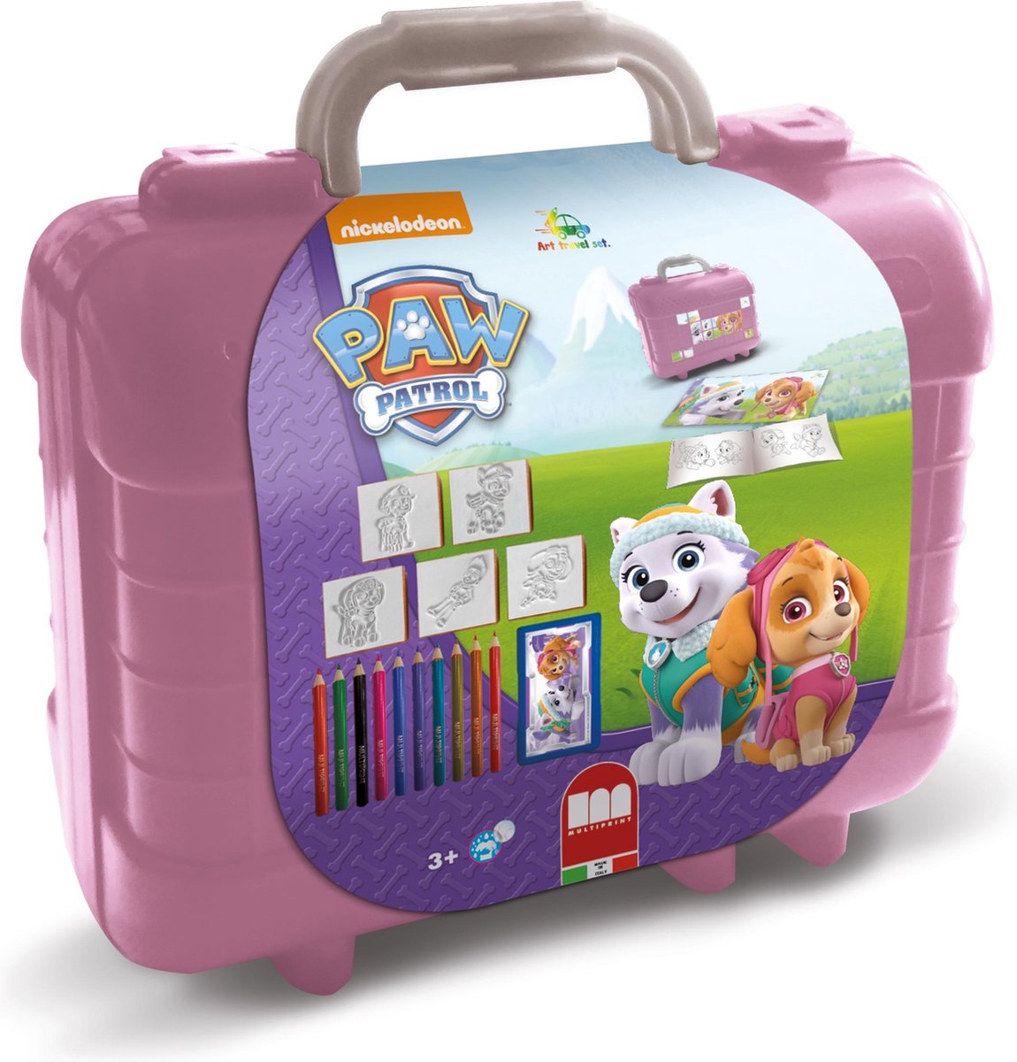Multiprint Paw Patrol Skye Travel Stamp and Color Task