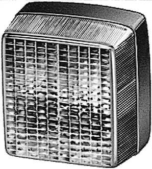 Hella feu antibrouillard arrière feu antibrouillard 97x97mm f.pkw u.kombi