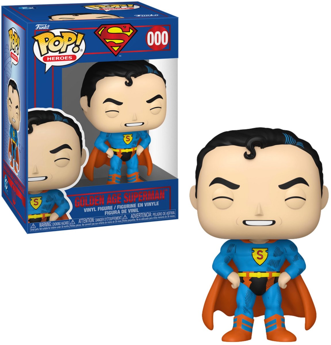 Funko-pop ! héros : superman - superman de l'âge d'or