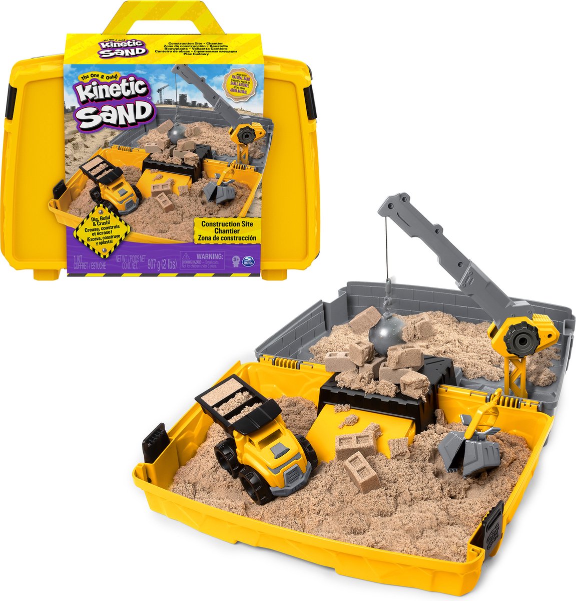 Sable cinétique – coffret chantier - 907g original