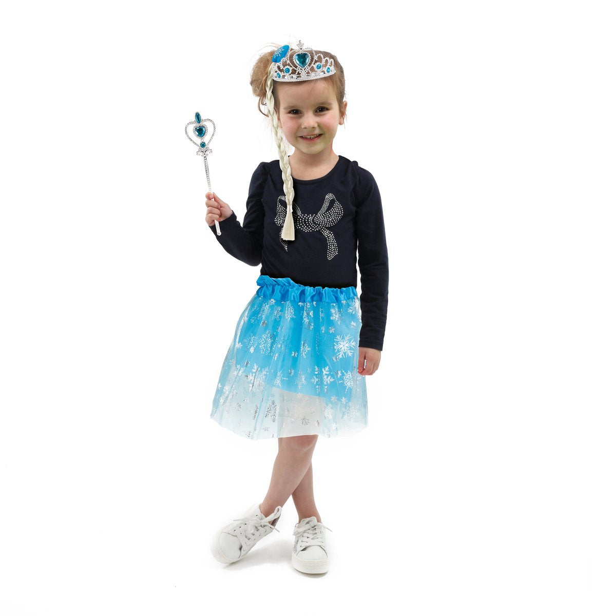 Toi-toys princesse des glaces avec tutu, diadème et bâton de princesse