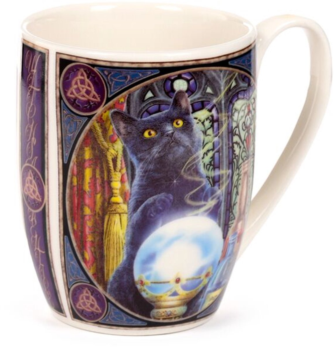 Tasse en porcelaine chat l'apprentie sorcière Lisa Parker