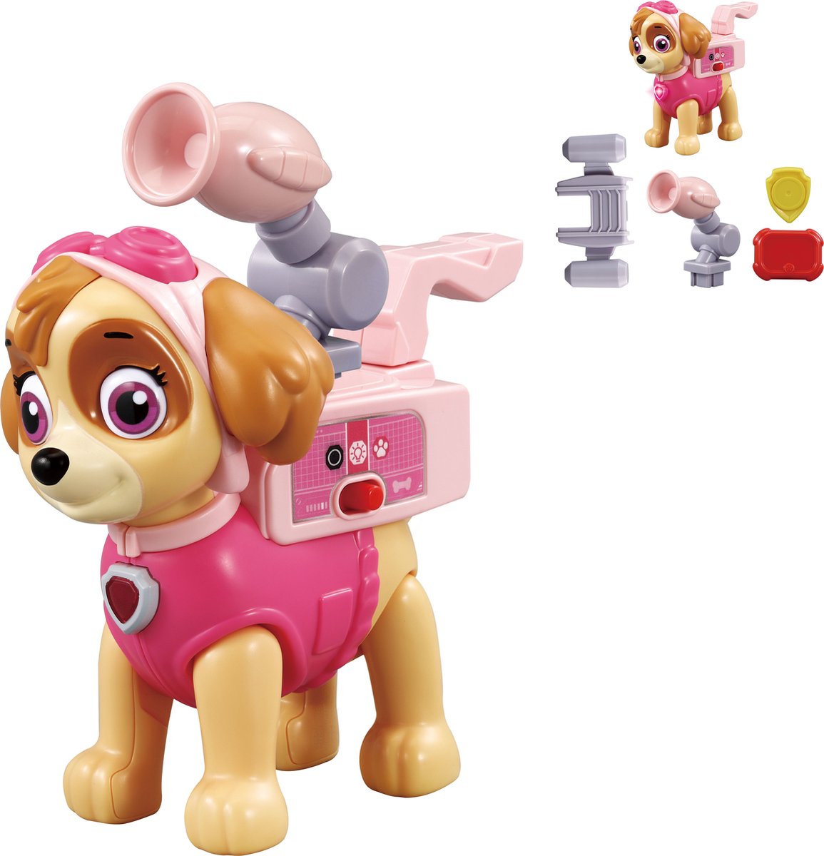 Vtech Paw Patrol Smartpup Skye Play Figure - Jouets interactifs - Jouets éducatifs pour enfants - à partir de 3 ans - Rose