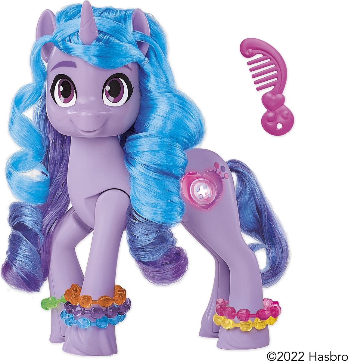 Mon petit poney - à plus tard briller : izzy moonbow - figurine de jeu