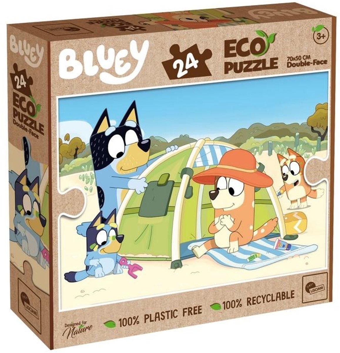 Lisciani bluey éco puzzle df 24