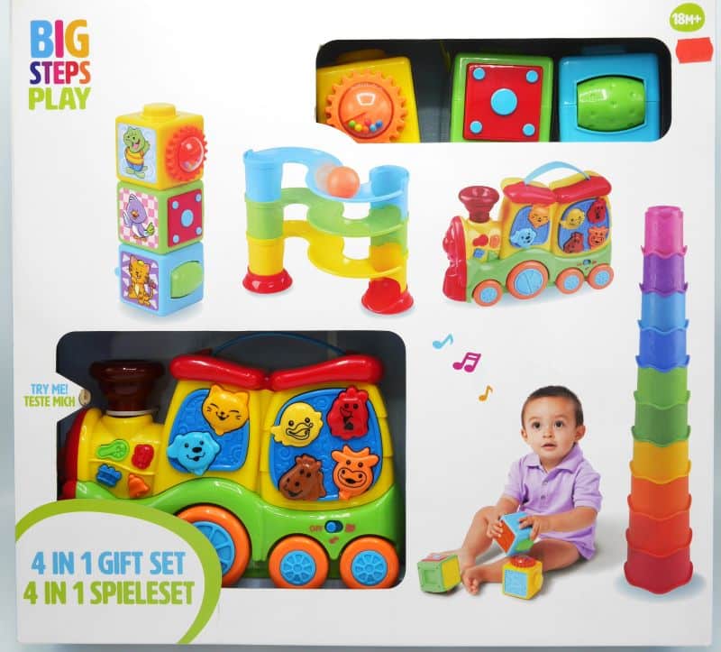 Coffret cadeau Playgo 4 en 1 pour les plus petits