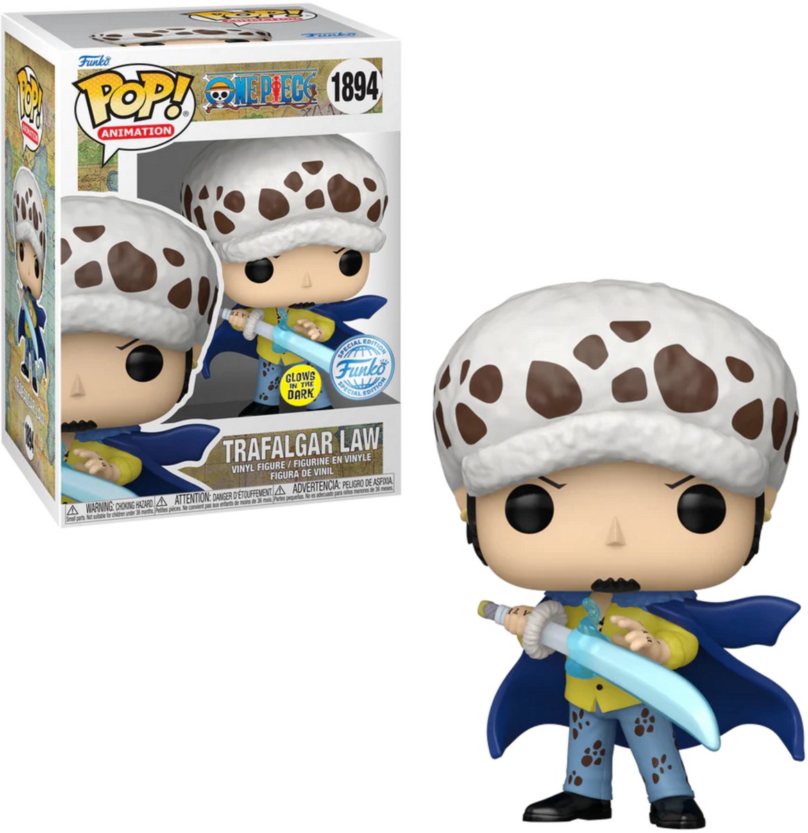 Funko-pop ! animation trafalgar law gitd 1894 une pièce exclusive