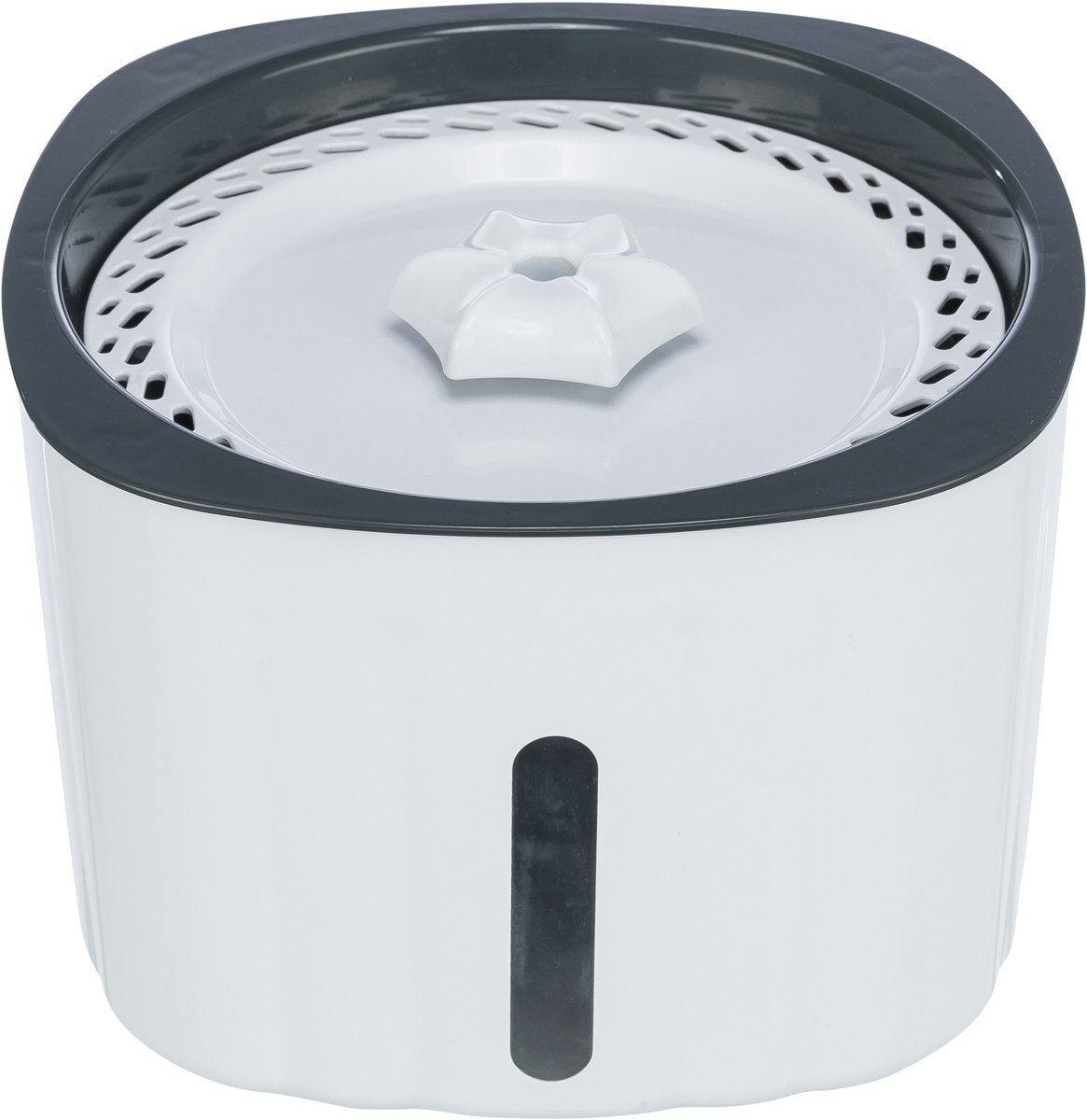 Trixie fontaine à boire fleur plastique blanc gris
