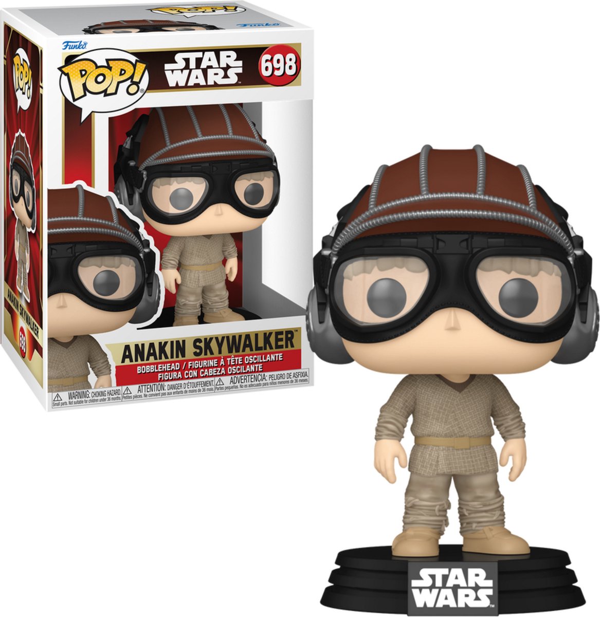 Funko Star Wars Épisode I – La Menace Fantôme - Figurine en Vinyle Anakin Skywalker 698 Pop! multicolore