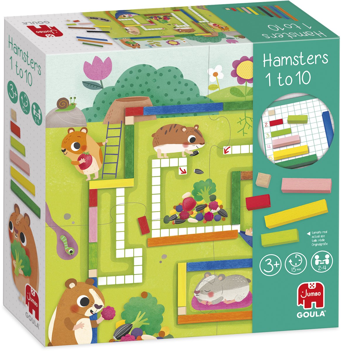 Goula jumbo hamsters 1 à 10 jeu éducatif de mathématiques