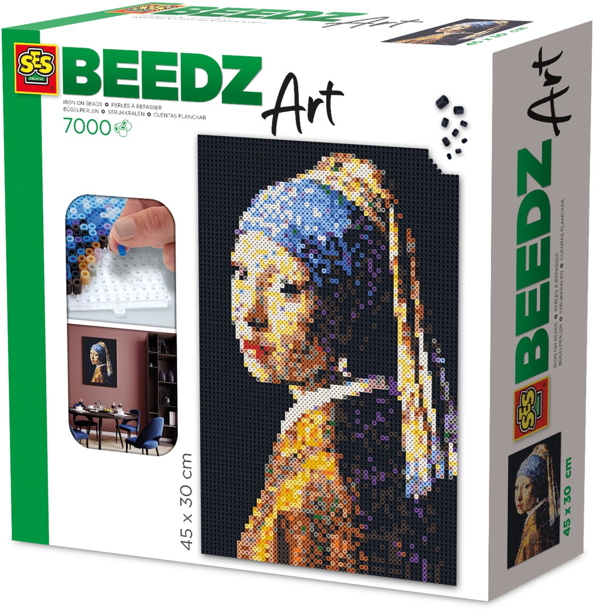 SES Beedz Art - Vermeer, Fille à la boucle d'oreille en perle