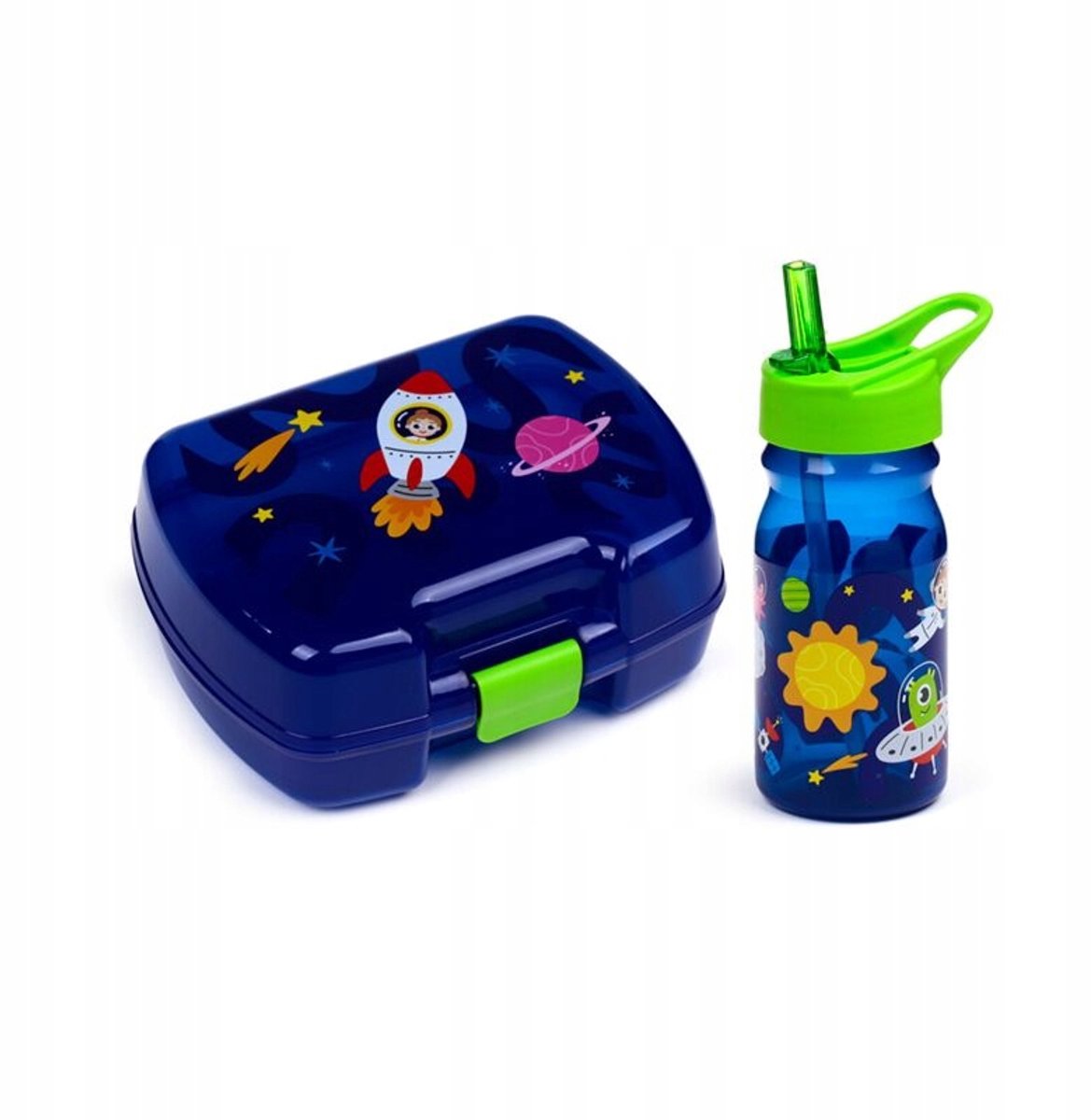 Ensemble de bouteilles à boire pour boîte à lunch de voyage dans l'espace
