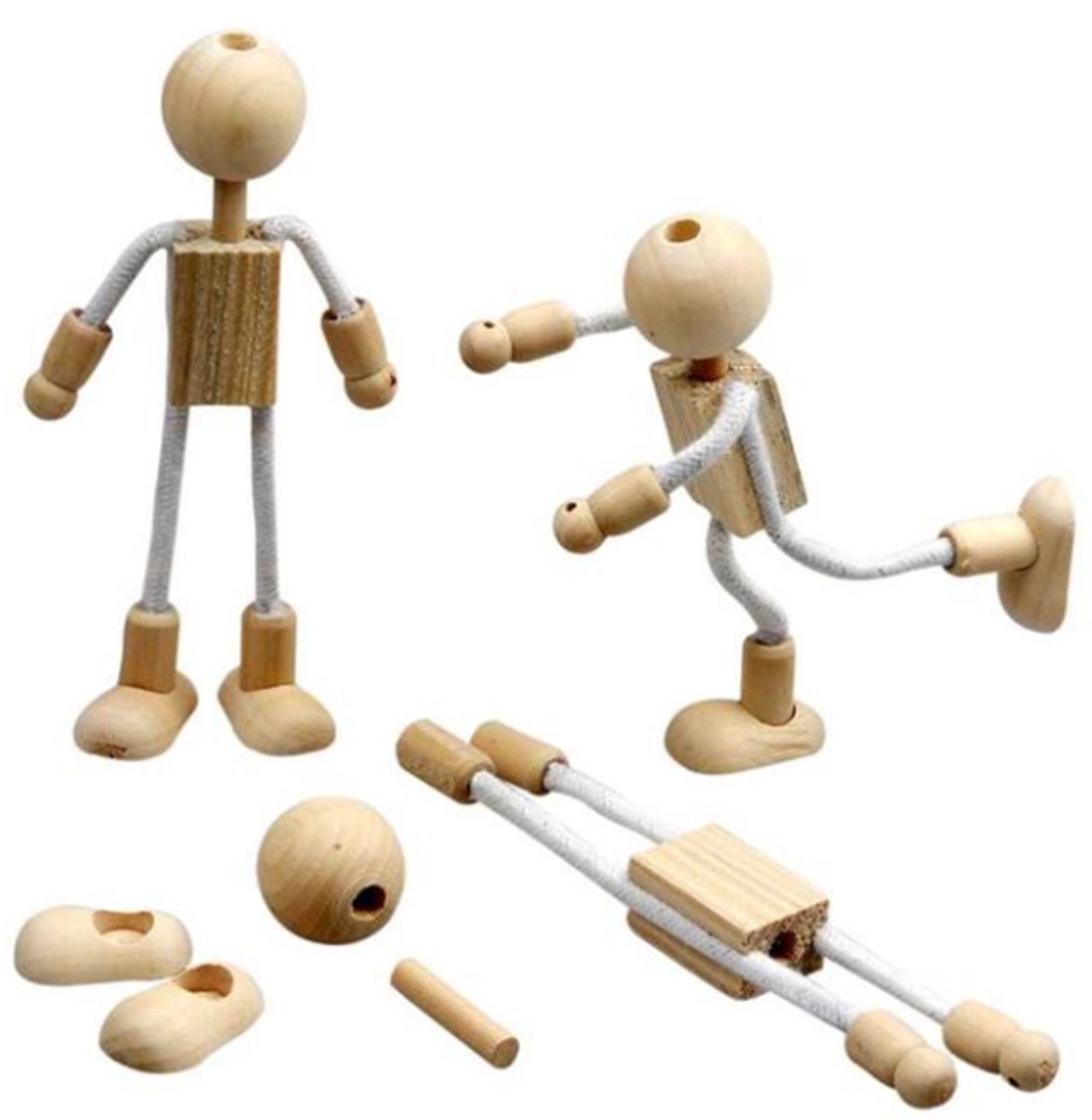Entreprise créative https: www.ccobby.nl flexi-figure-h-12-cm-4-set-1-box