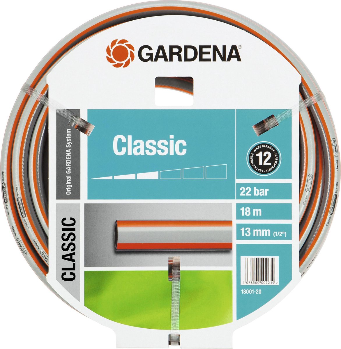 Produits Gardena tuyau classique 13 mm 1 2 18 m