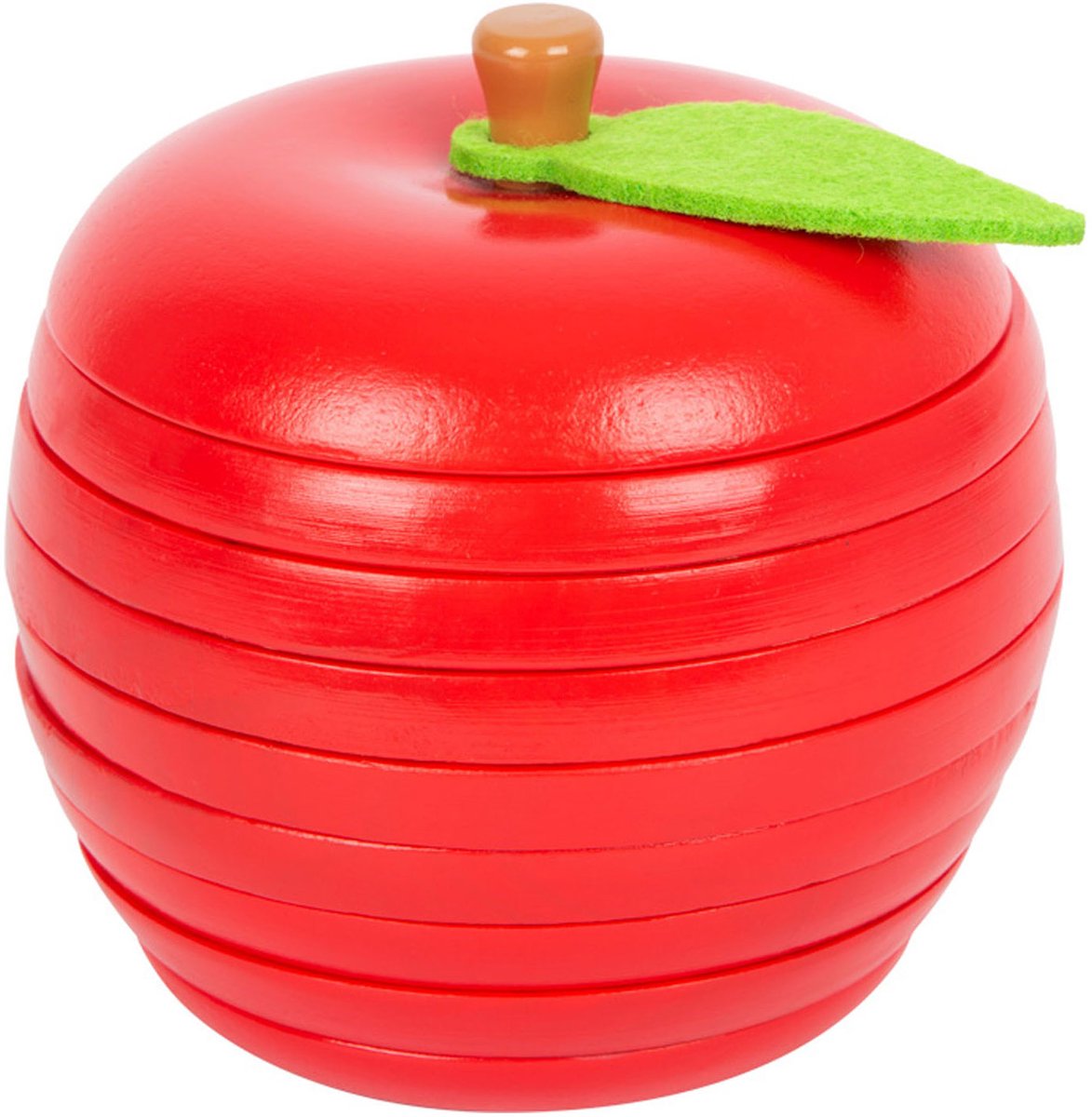 Small foot - jeu à empiler en bois pomme