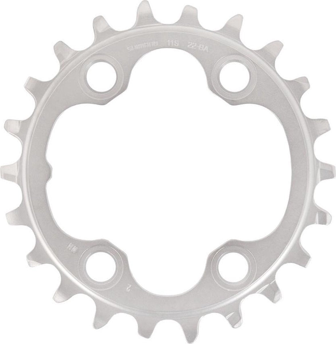 Shimano plateau xt fc-m8000 22t-ba 11v 94 mm argent