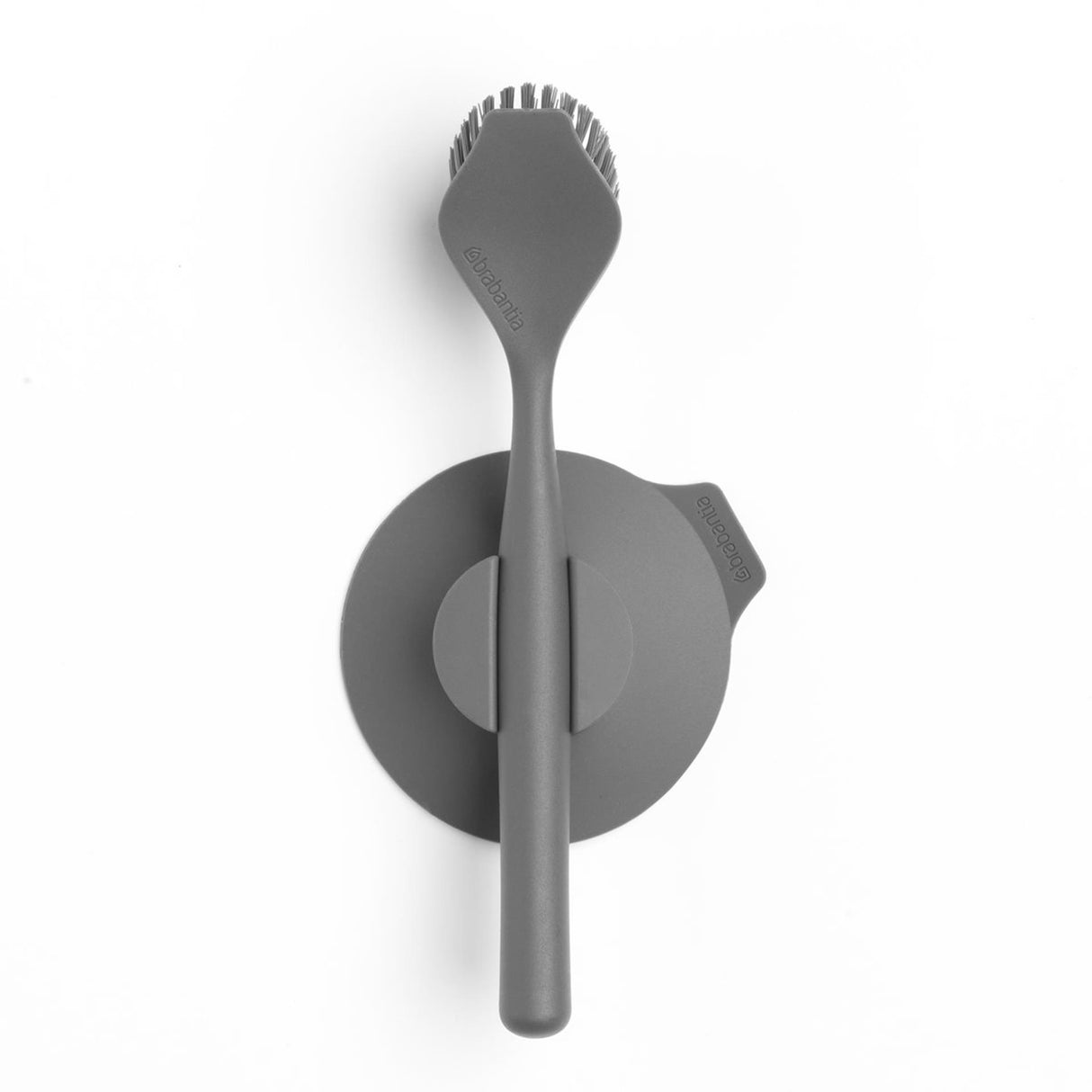 Brosse à vaisselle Brabantia avec support gris