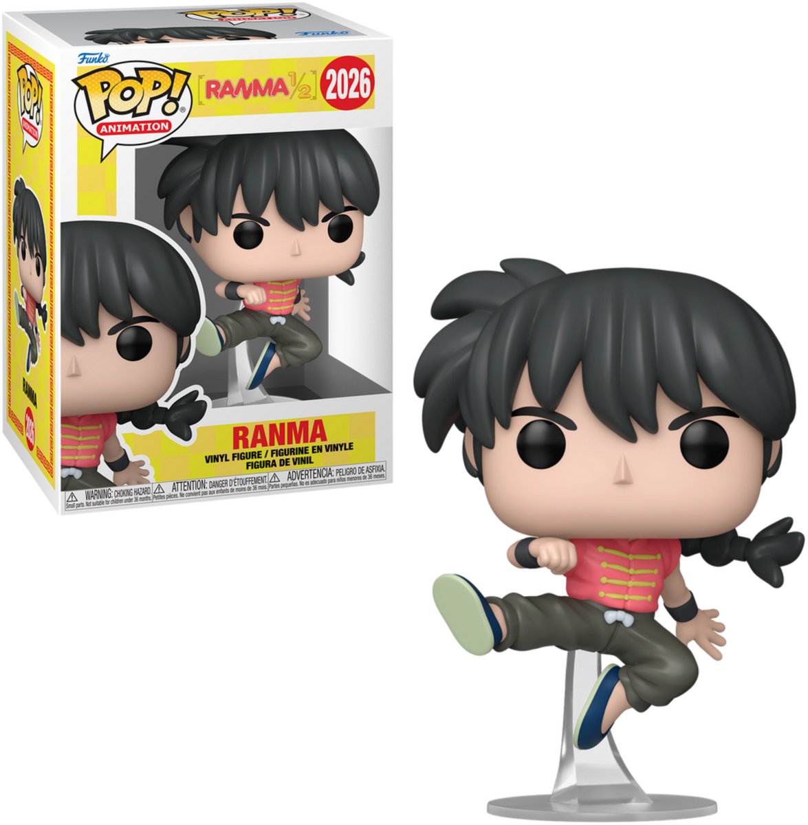Funko ranma 1 2 ranma (édition poursuite possible !) figurine en vinyle 2026 pop unisexe ! - neutre - standard