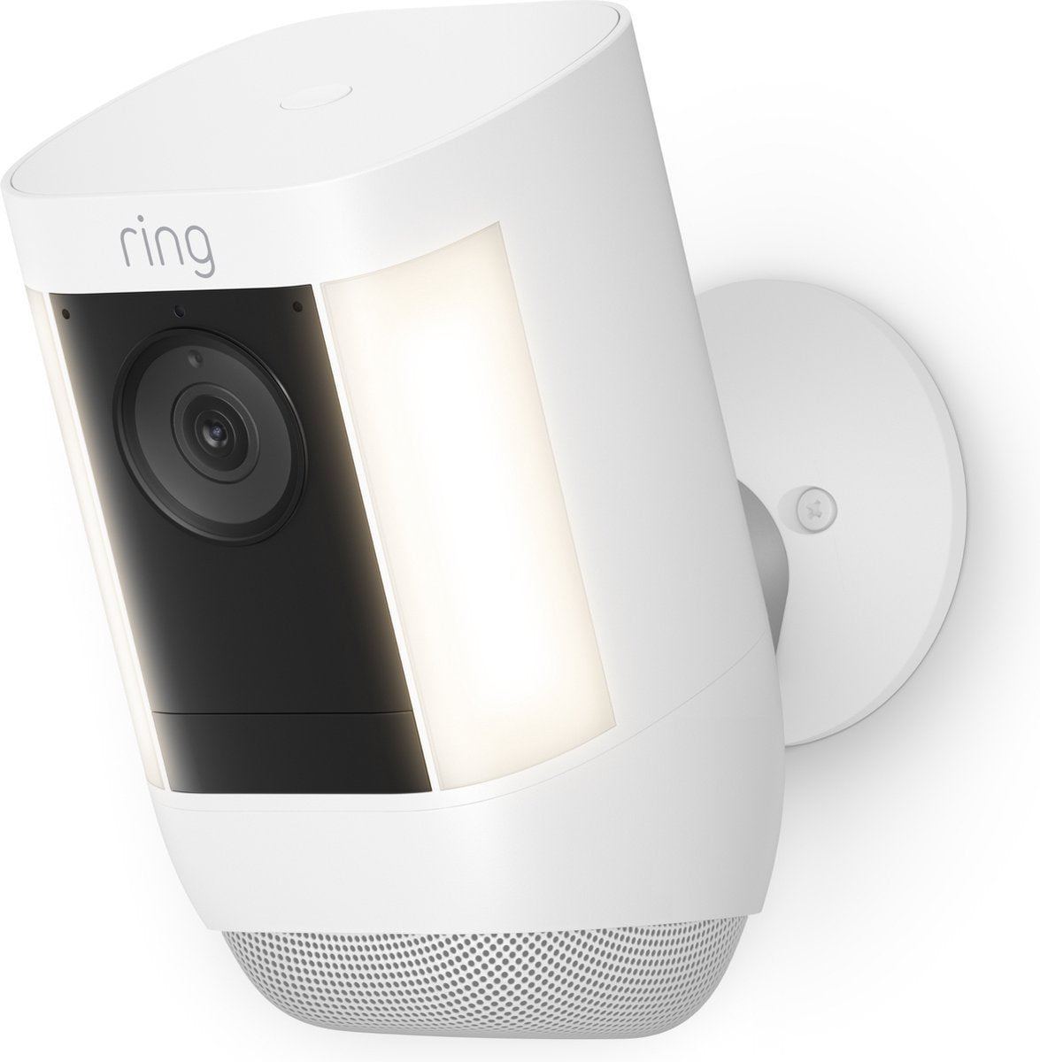 Ring Spotlight Cam Pro - Batterie - Caméra de sécurité - Vidéo 2K - Blanc