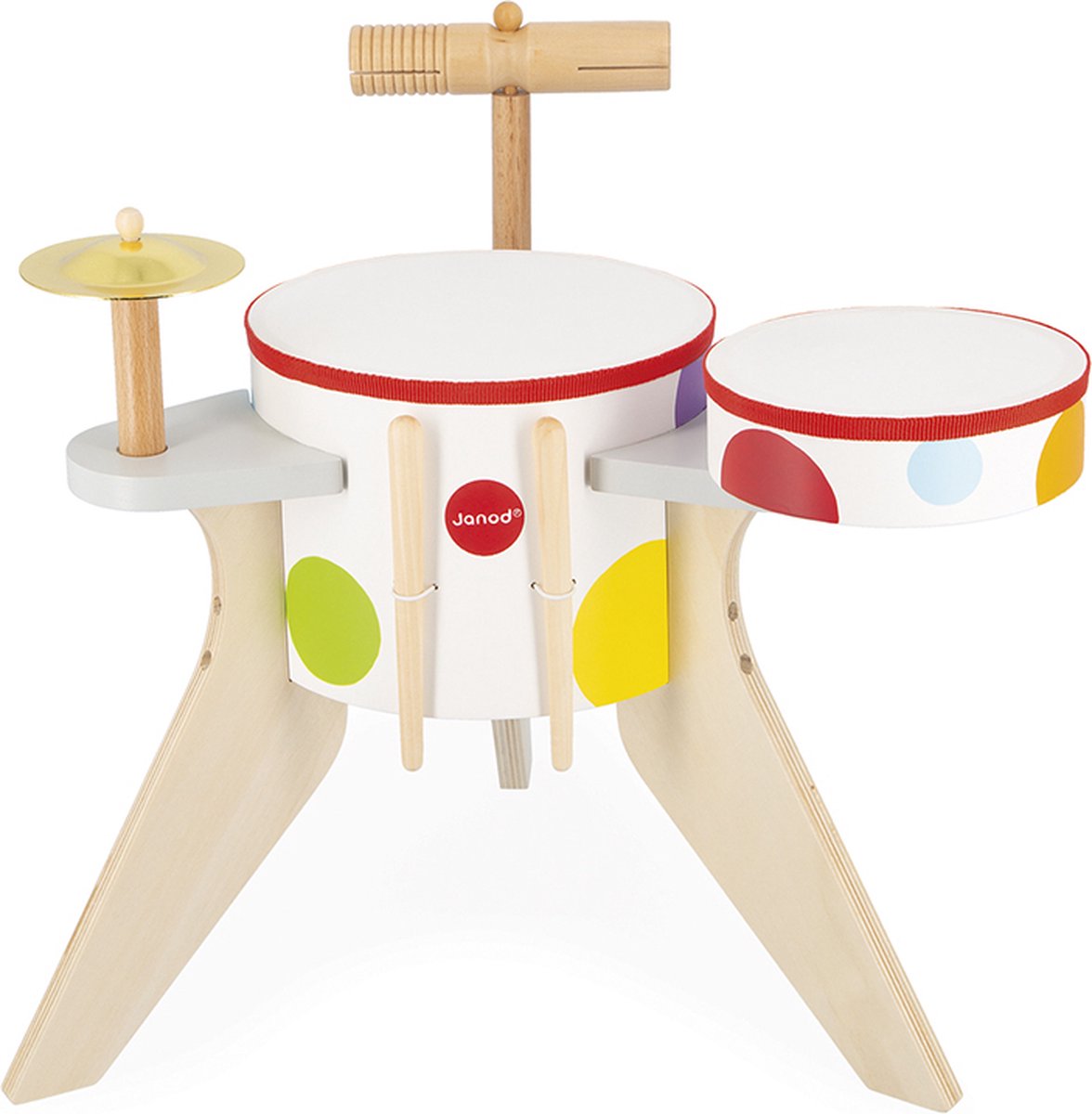 Janod - confettis - batterie - pour petits musiciens