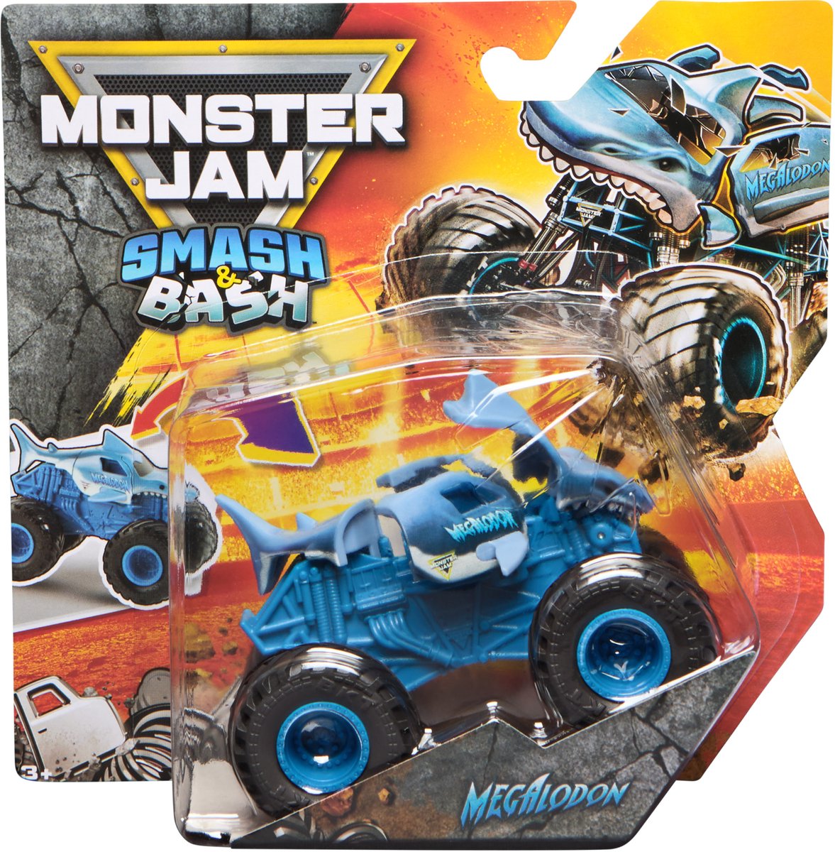 Monster jam 1:64 smash bash 1pack (assortiment) | 2 pièces