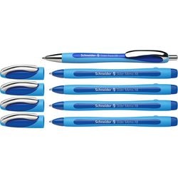 Schneider writing instruments stylo à bille schneider - slider memo - plume xb 1,4 mm - 4 pièces + 1x gratuit - slider rave - s-150275