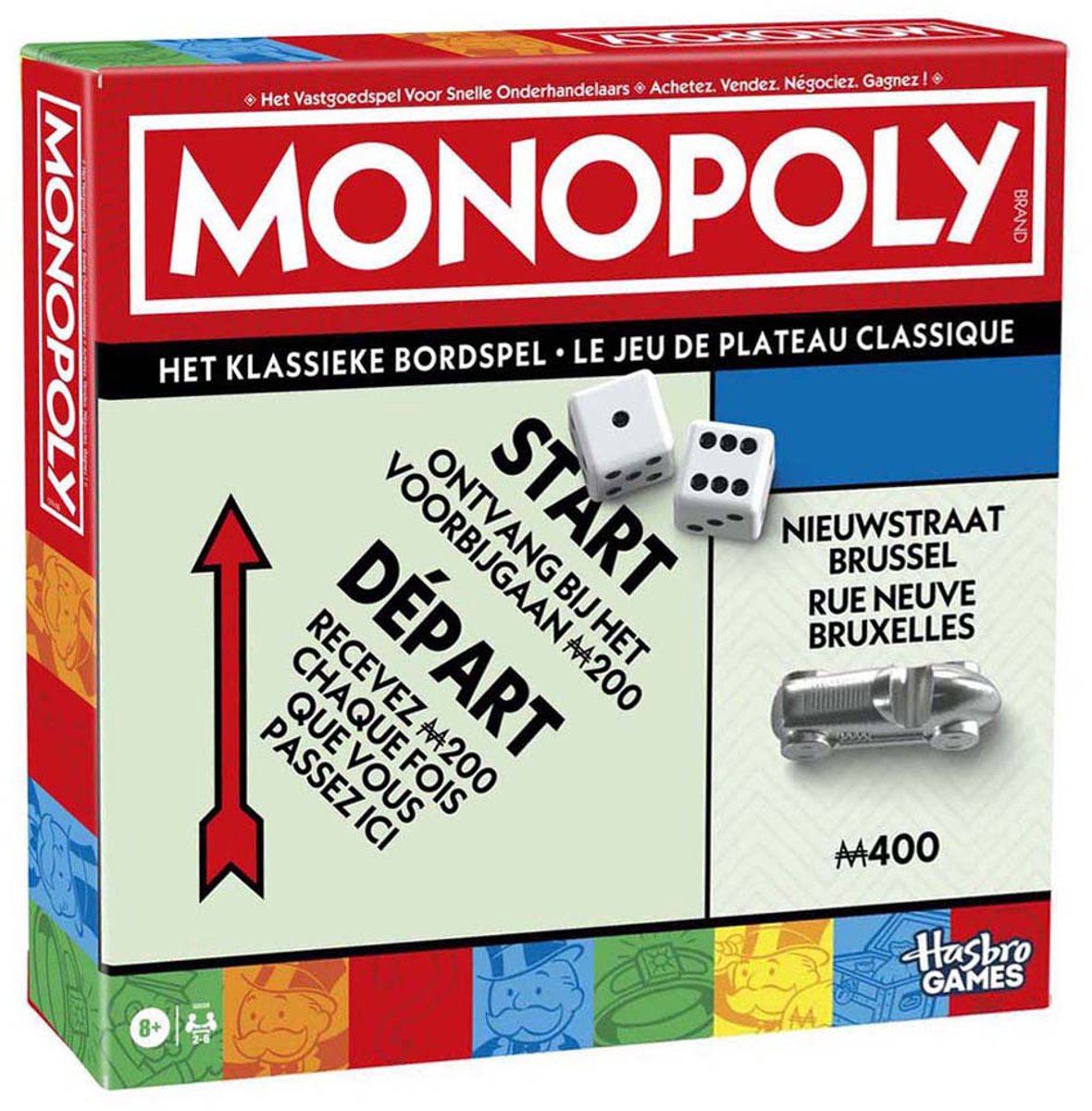 Hasbro monopoly classique nouvelle édition belgique