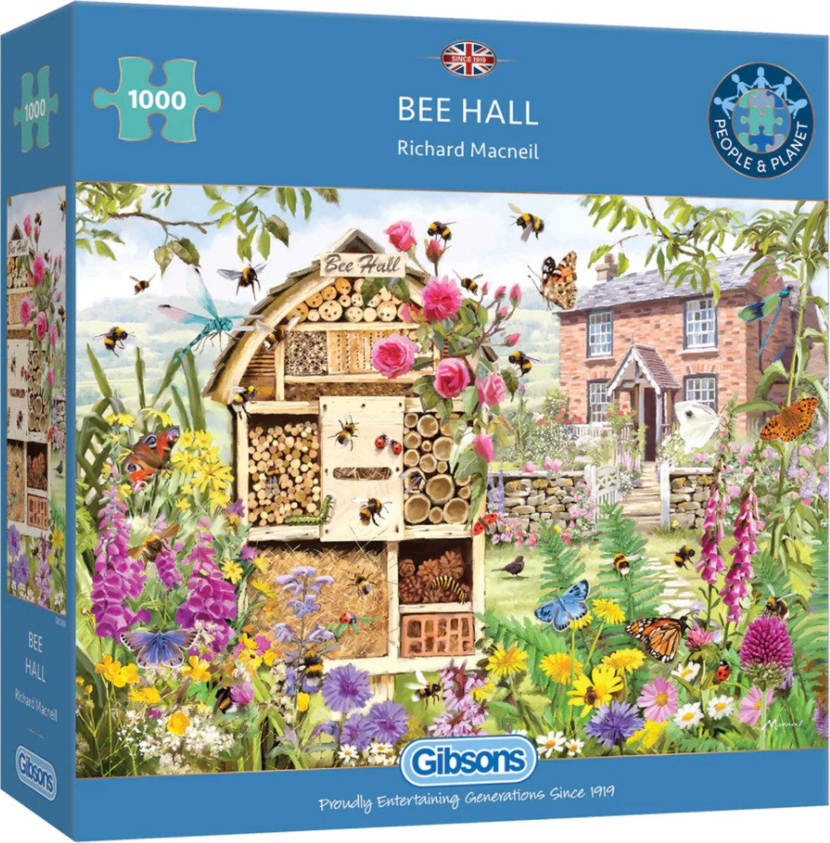 Gibsons - Bee Hall (par Richard Macneil) - 1000 pièces 68×49cm (l×h) - puzzle pour adultes