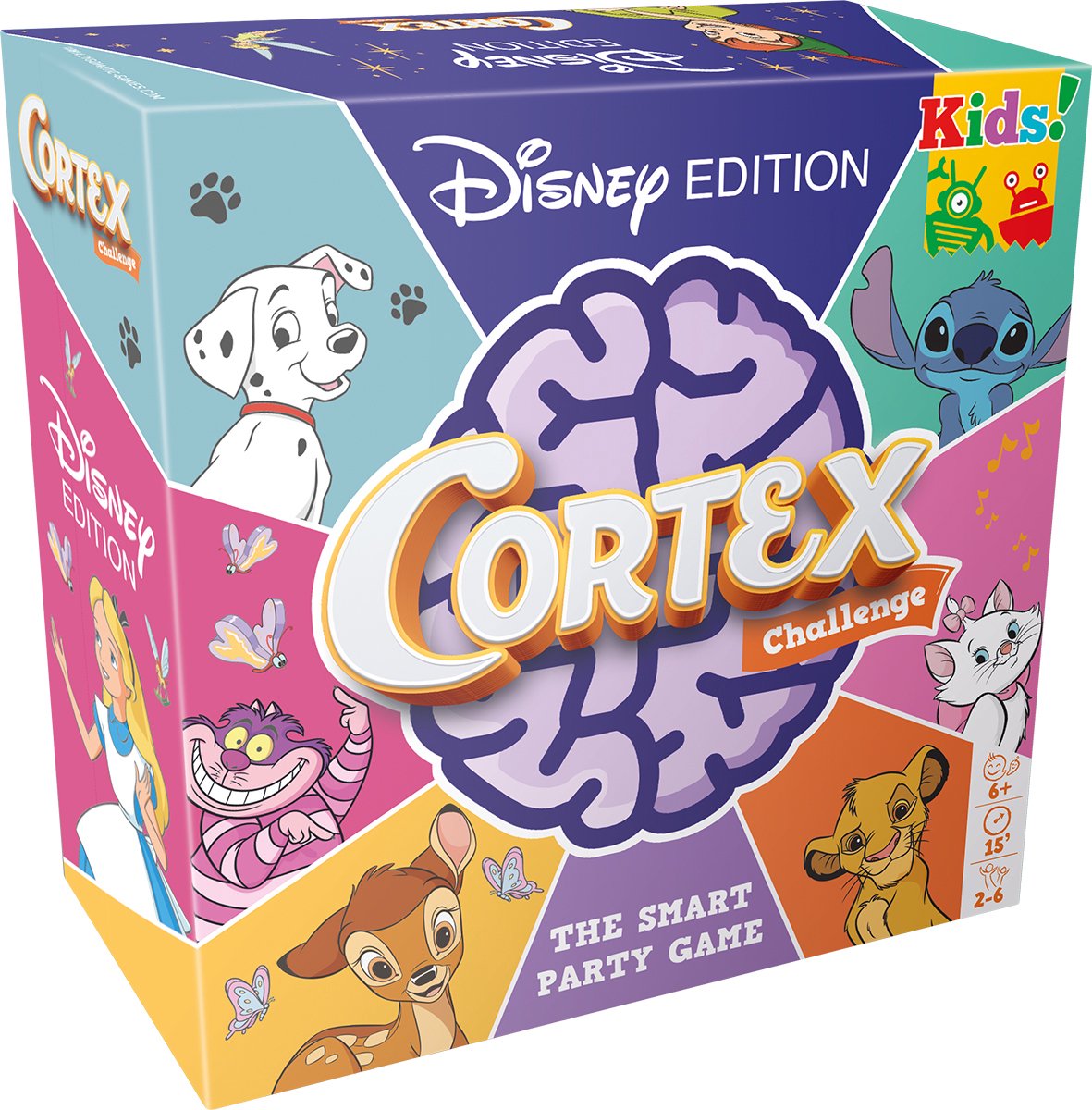 Jeu de société zygomatique studio cortex challenge enfants édition disney - jeu de cartes