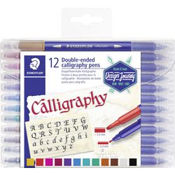 Staedtler design Journey - stylo calligraphie duo point - lot de 12 pièces