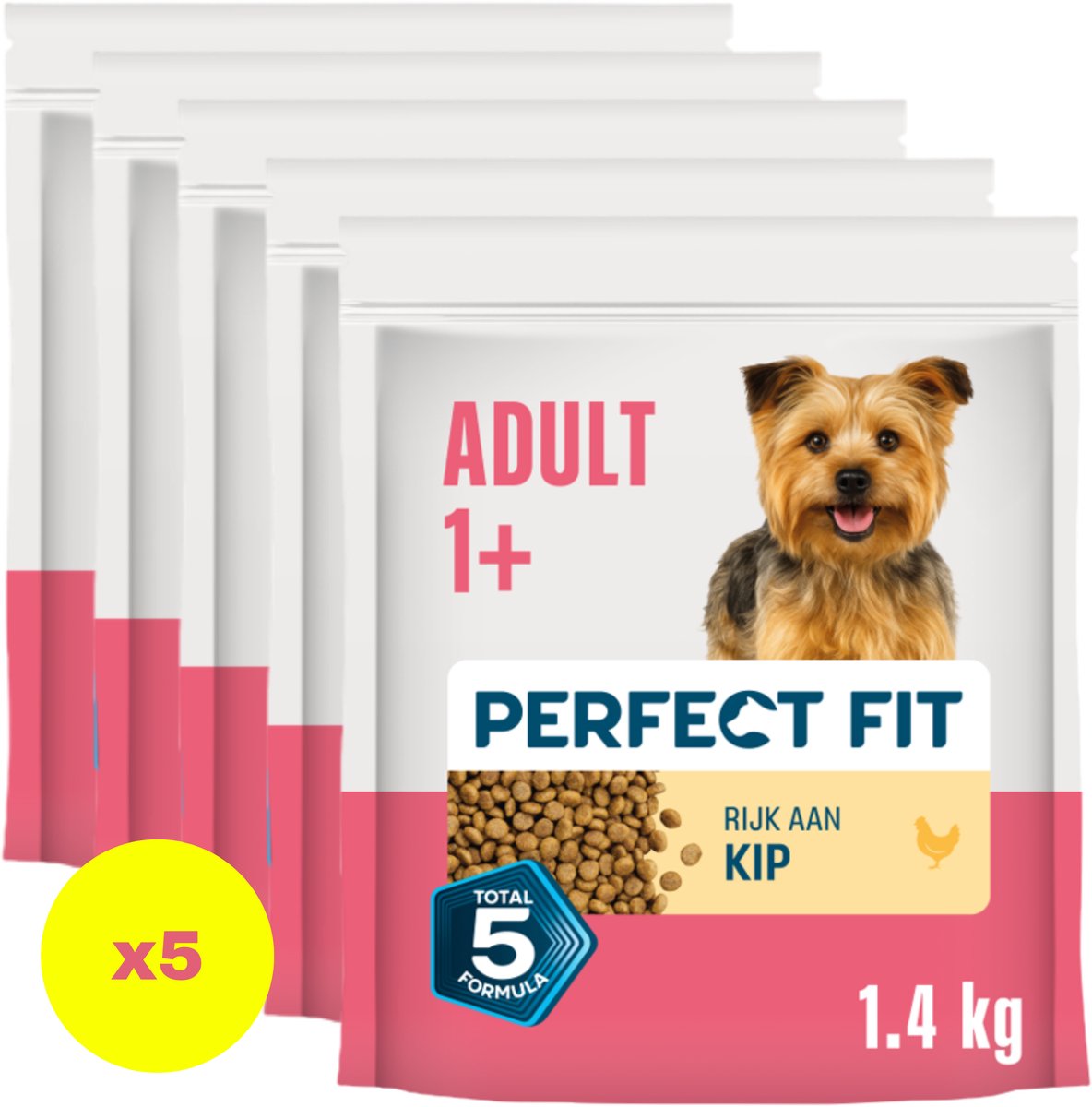 Nourriture pour chien Perfect Fit - mini adulte - poulet - 7kg