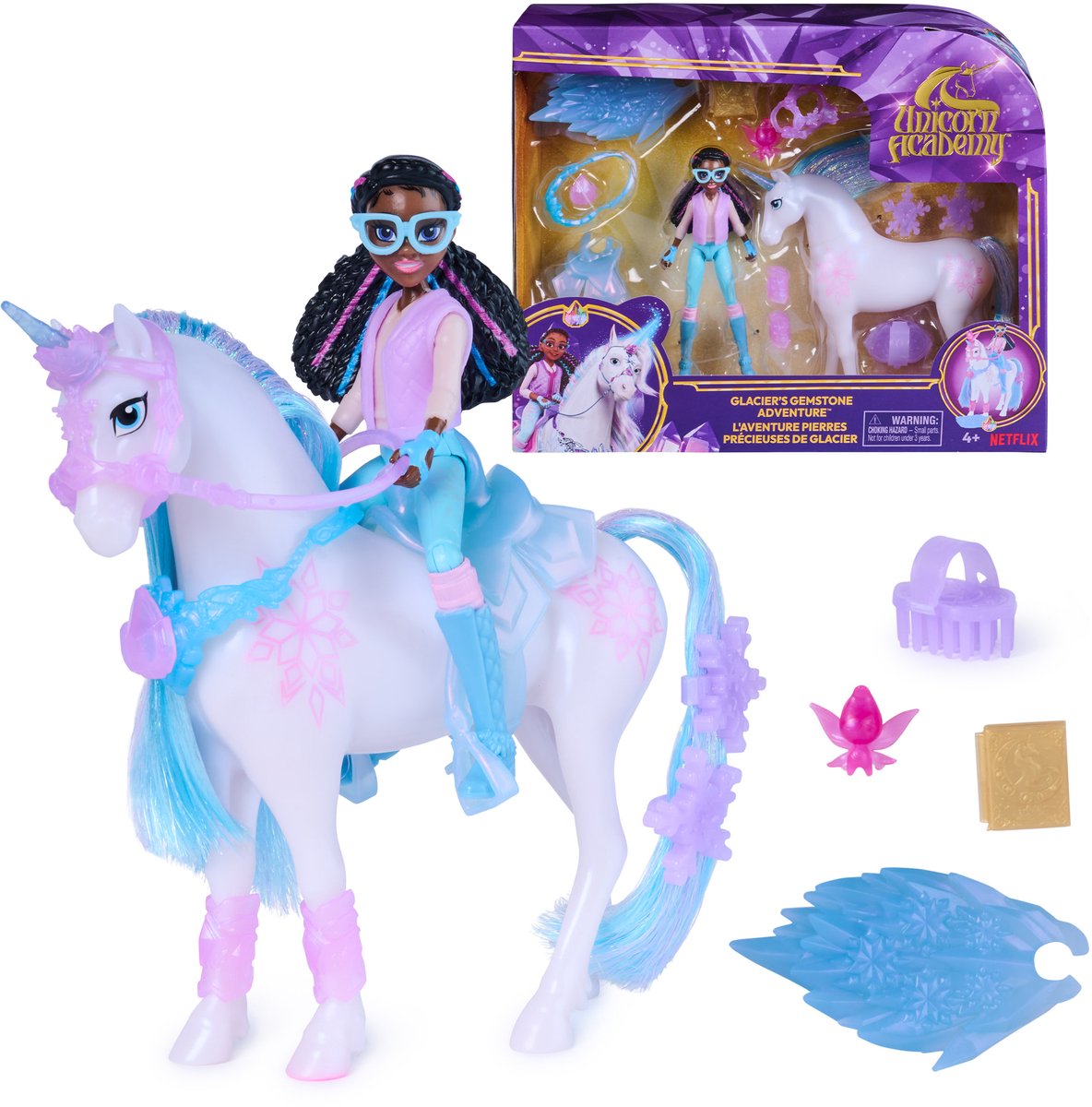 L'aventure des pierres précieuses du glacier de la Unicorn Academy | 2 pièces