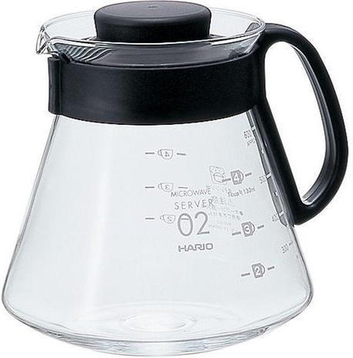 Serveur de gamme Hario v60 taille 02 600 ml