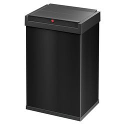 Hailo poubelle avec couvercle pivotant 8401410 noir big-box swing l