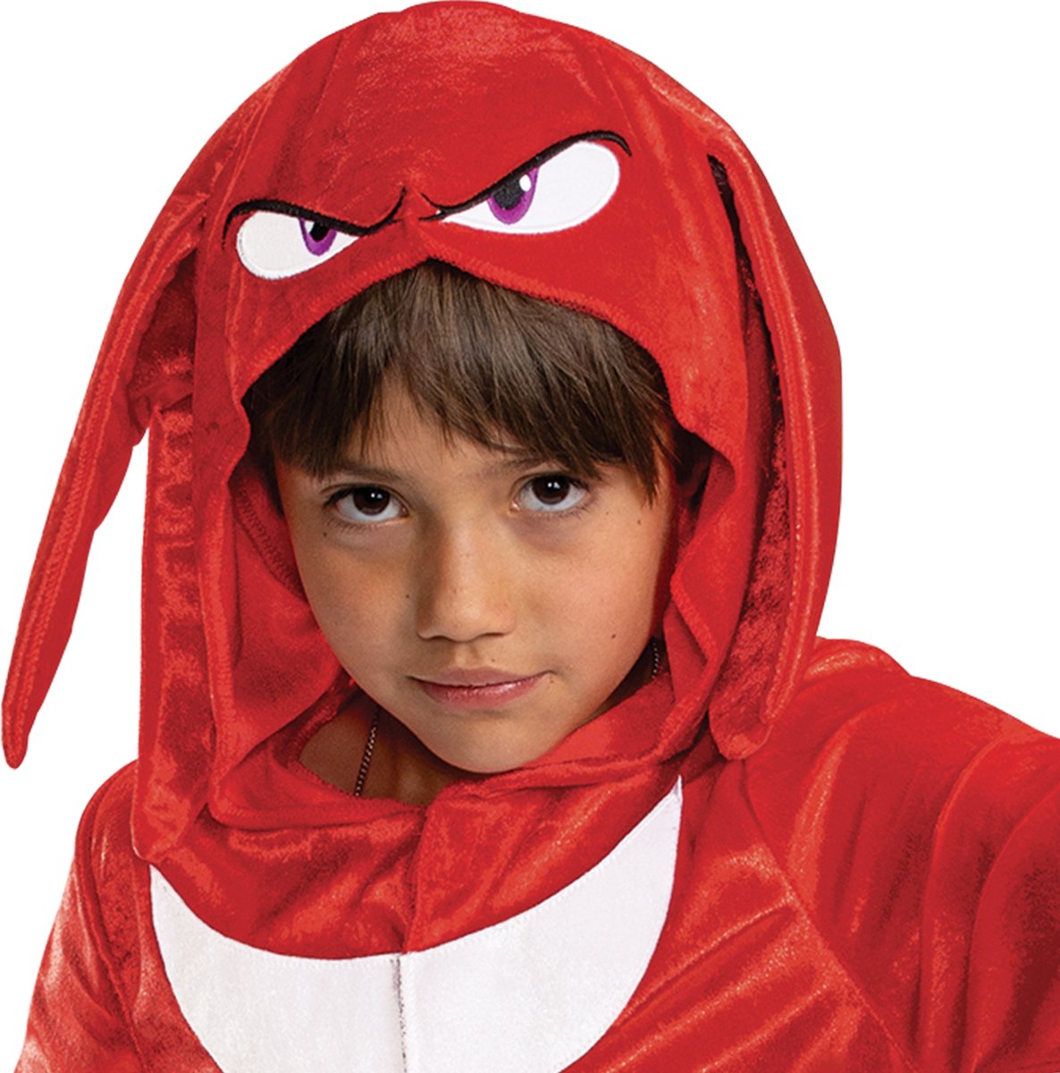 Déguisement knuckles filmie combinaison capuche classique s 5-6 ans