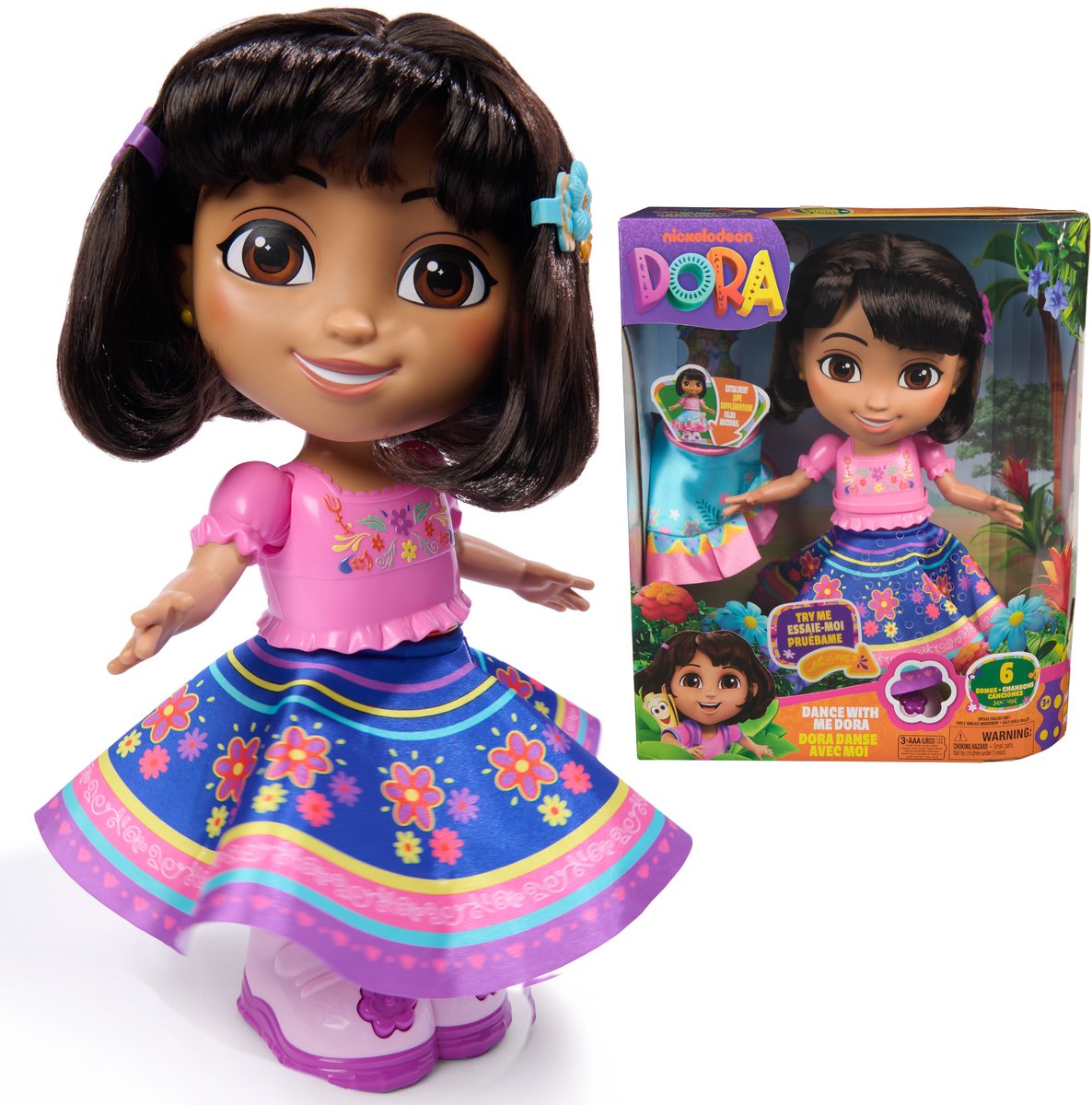 Poupée de danse Dora dora (30 cm) (sons uniquement)