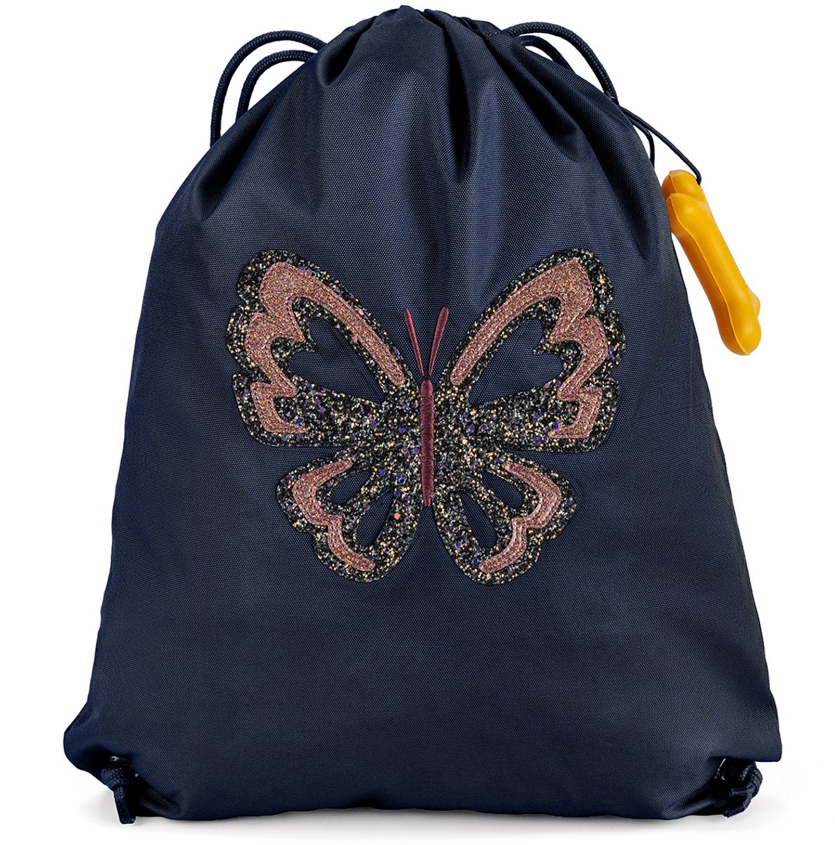 Stones and bones | sporttas hazel 4.0 - glitter butterfly navy