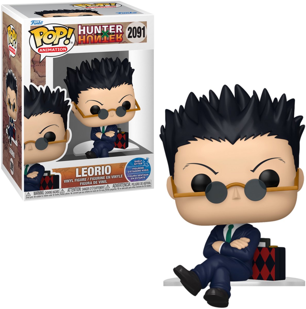 Funko-pop ! animation : hunter x hunter - leorio (gardien d'étagère) #2091