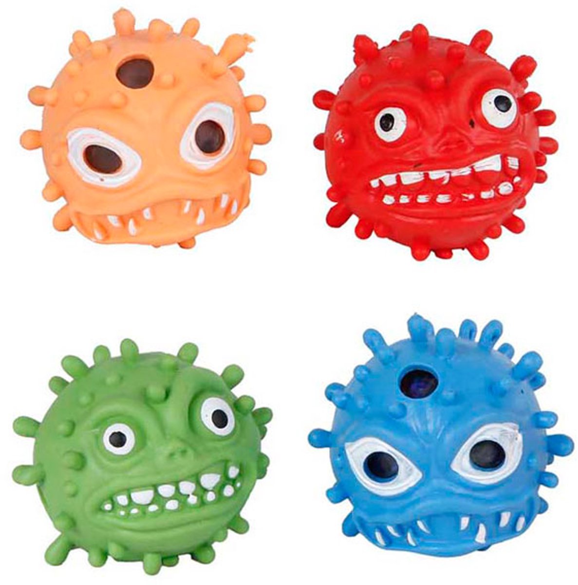Brainboooom monstres à presser la balle, 6,5 cm