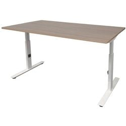Bureau schaffenburg lin-pl148-havw-m25 spaanplaat, metaal multikleur