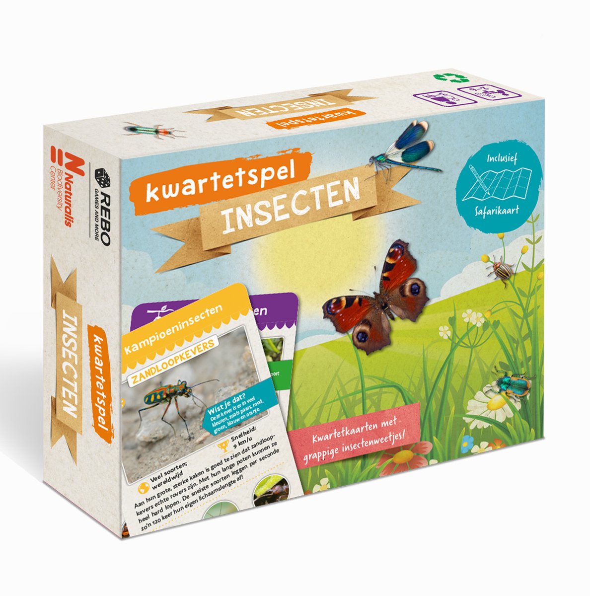 Rebo éditeurs quatuor jeu insectes