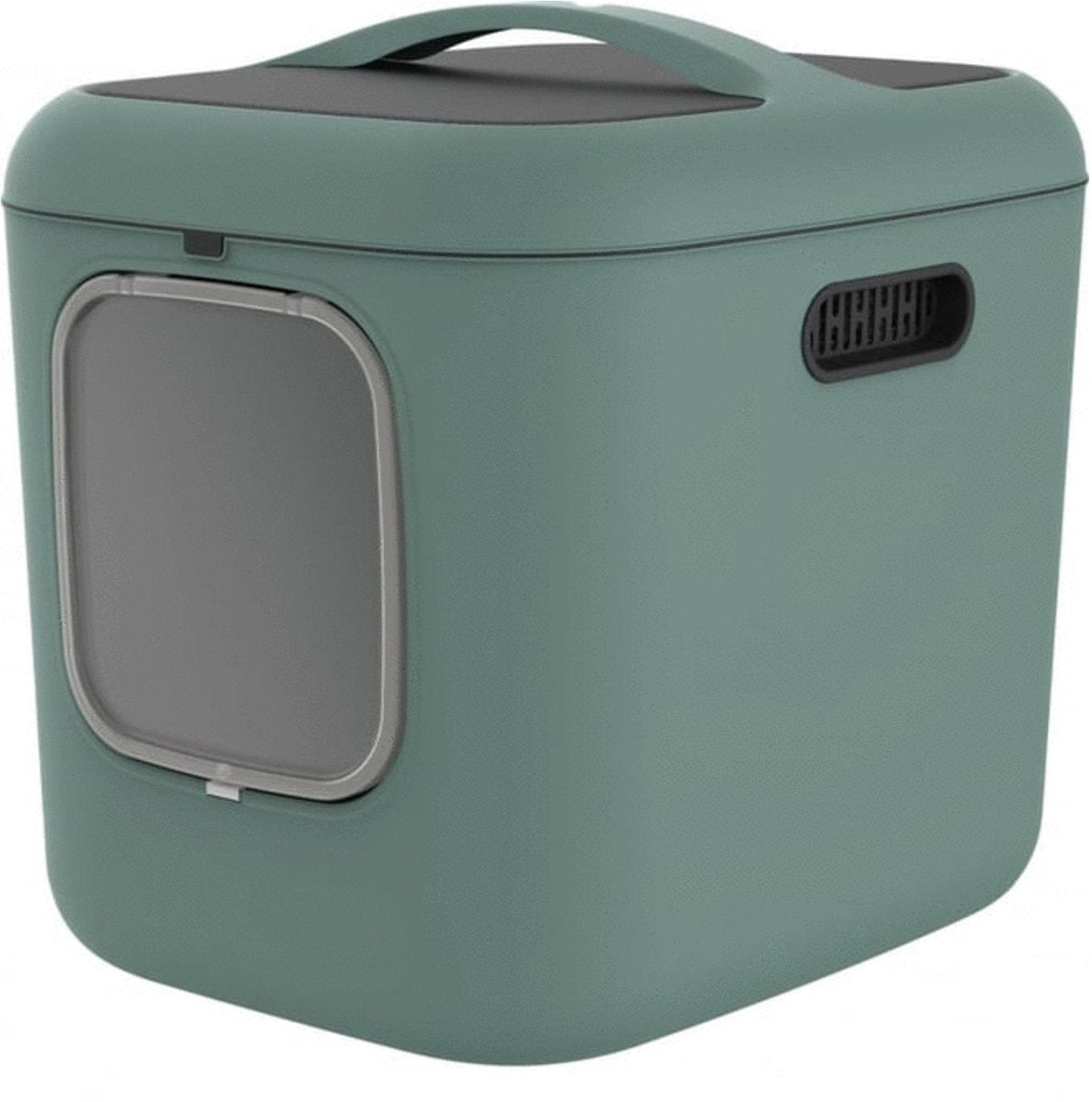 Rotho mypet biala xl bac à litière 61,4x49,2x57,6 cm vert