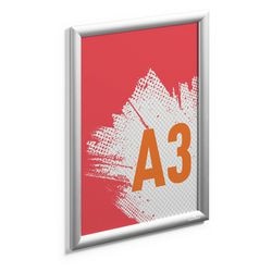 Cadre à clic durable a3 455 x 325 x 18 mm argent
